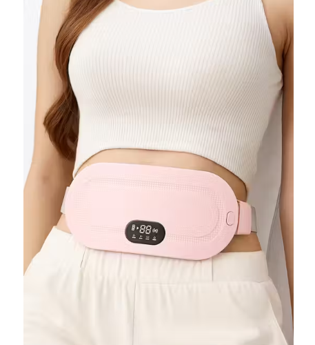 Portable Menstrual Cramp Relief Heating Pad – 3 Temperature & 4 Massage Modes