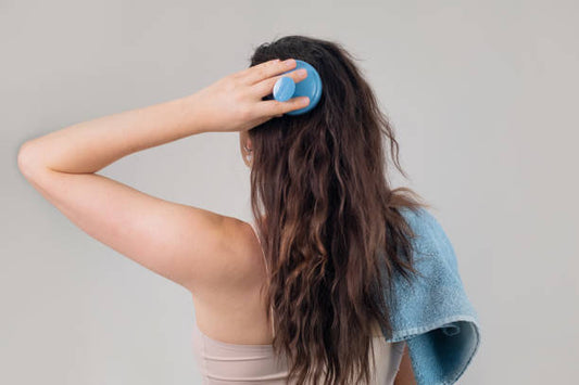 3 PCS Combo – Jade Roller with Gua Sha Stone, Ice Roller, and Soft Silicone Scalp Massager